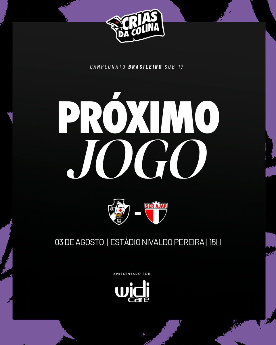 Foto da reportagem sobre o Vasco da Gama: Sub-17: Vasco recebe o Ajap nesta 2ª às 15h no Nivaldo — jogo de volta das quartas