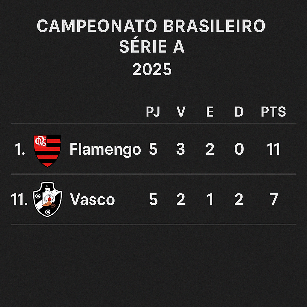 Resumo final Vasco x Flamengo