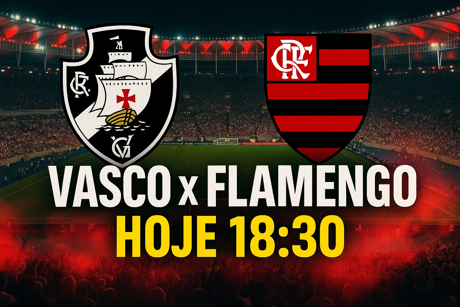Pré-jogo Vasco x Flamengo 19/04